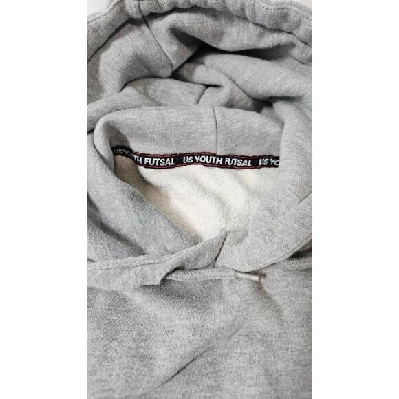 US Youth Futsal Hoodie with Colorful Stripes Adult Size Large - Picture 4 of 8